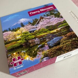 🌸Cherry Blossoms 1000 piece jigsaw puzzle (Like New)  Size 19.25”x 26.75”
